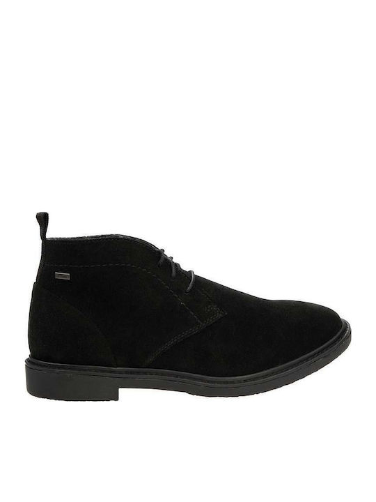 Suede Black Men's Boots