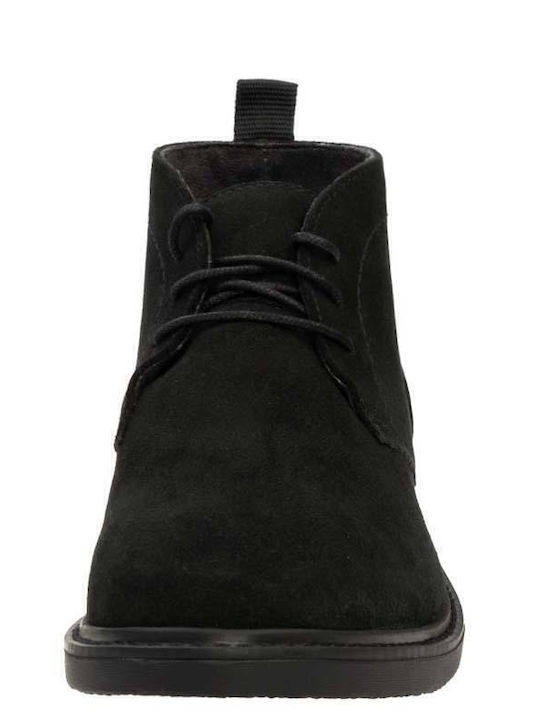 Suede Black Men's Boots