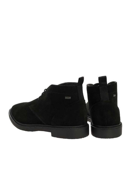 Suede Black Men's Boots