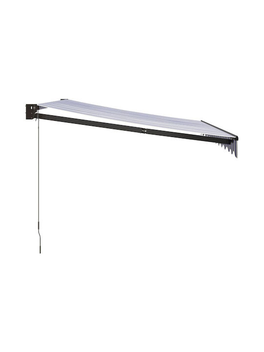 vidaXL Τέντα Βεράντας Μπλε 3x2.5m