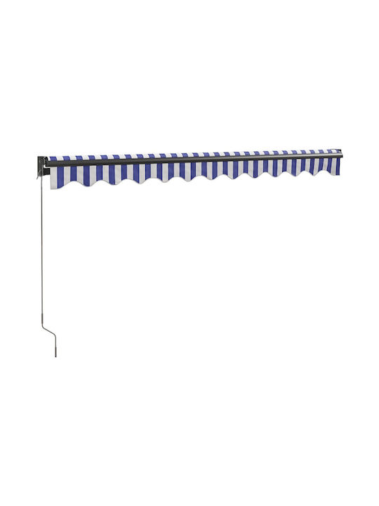 vidaXL Τέντα Βεράντας Μπλε 3x2.5m