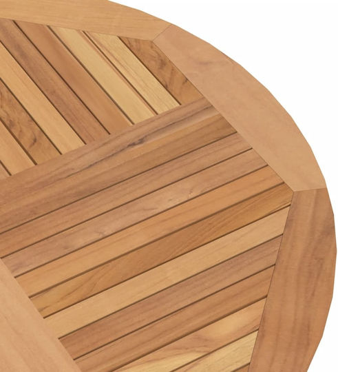 Outdoor Table Made of Teak Foldable Teak 120x120x75cm