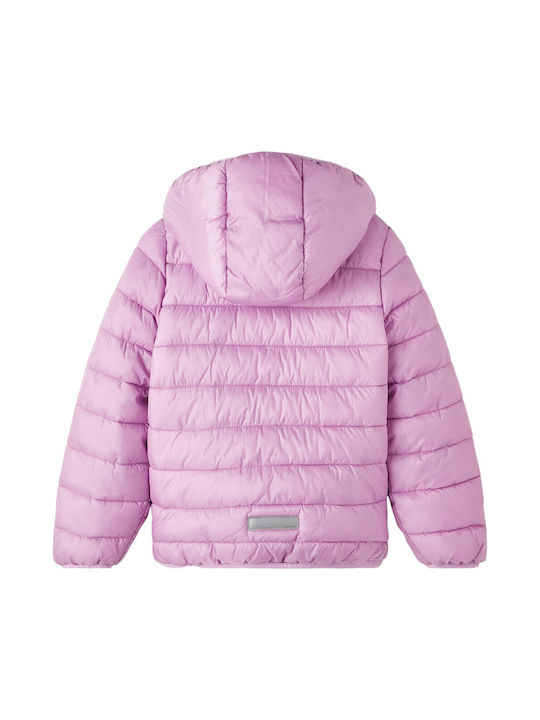 Name It Girls Casual Jacket Pink with Ηood