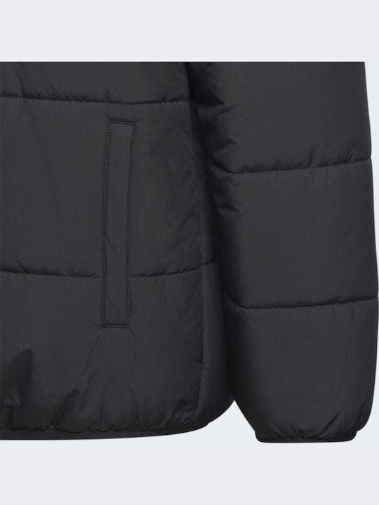 Kids' Sports Jacket Short with Hood Black