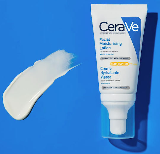 CeraVe Facial Moisturising Ενυδατική Λοσιόν Προσώπου Ημέρας με SPF30 με Υαλουρονικό Οξύ & Ceramides 52ml
