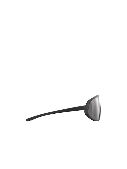 Izipizi #Speed Sunglasses with Black Plastic Frame and Silver Mirror Lens