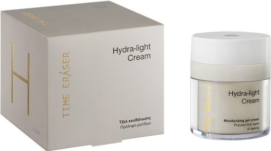 Time Eraser Light Gel Προσώπου για Αντιγήρανση, Ερυθρότητα & Ρύθμιση Λιπαρότητας με Κάνναβη 50ml