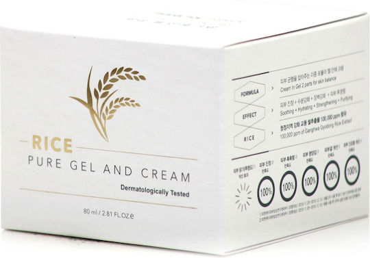 Thank You Farmer Rice Pure Gel and Cream Gel Face Day 80ml