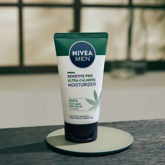 Nivea Sensitive Pro Ultra Calming 24ωρη Ενυδατική Ανδρική Κρέμα Προσώπου με Κάνναβη 75ml