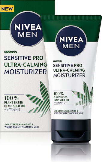 Nivea Sensitive Pro Ultra Calming 24ωρη Ενυδατική Ανδρική Κρέμα Προσώπου για Ευαίσθητες Επιδερμίδες με Κάνναβη 75ml