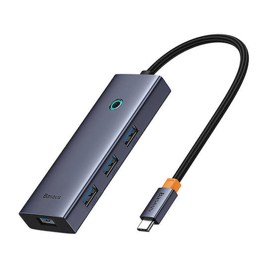 Baseus UltraJoy USB-C Docking Station με HDMI 4K Γκρι