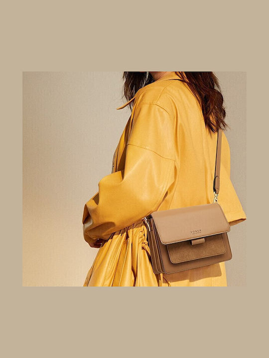 Leather Women's Bag Crossbody Brown