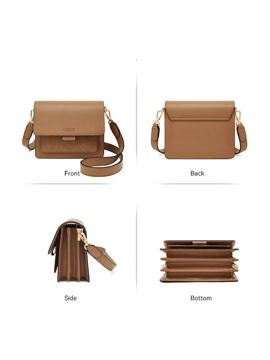 Leather Women's Bag Crossbody Brown