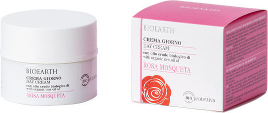 Bioearth Bioprotettiva Ενυδατική Κρέμα Προσώπου Ημέρας με Υαλουρονικό Οξύ 50ml