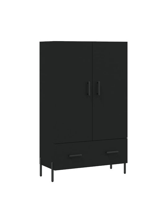 Cabinet pardoseală Negru 69.5x31x115cm