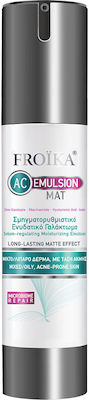 Froika AC Acne , Blemishes & Moisturizing 24h Day/Night Emulsion Suitable for Oily Skin with Hyaluronic Acid 40ml