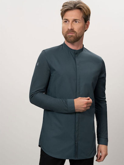 Le Nouveau Chef Coat Chef Gray with Long Sleeve Julien Petrol