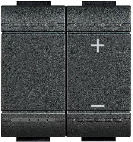 Legrand Bticino Living Light Comutator cu Variator Încastrat Fără Ramă Clasic Buton 600W Negru