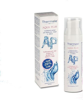 Thermale Med Aqua Plus 24ωρη Κρέμα Προσώπου για Ενυδάτωση με Υαλουρονικό Οξύ & Aloe Vera 75ml