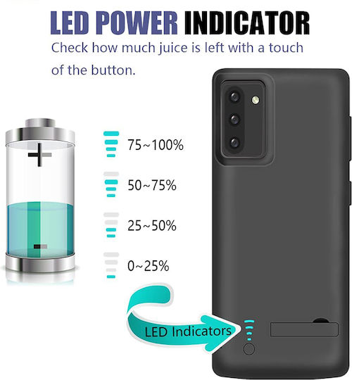 Techsuit Back Cover Μαύρο (Galaxy Note 10)