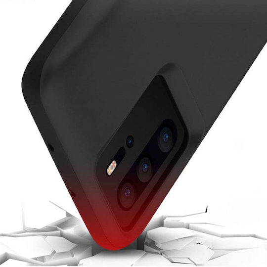 Techsuit Back Cover Σιλικόνης Μαύρο (Huawei P30 Pro)