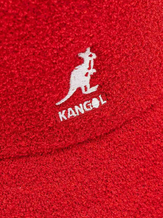 Kangol Υφασμάτινo Ανδρικό Καπέλο Στυλ Bucket Κόκκινο