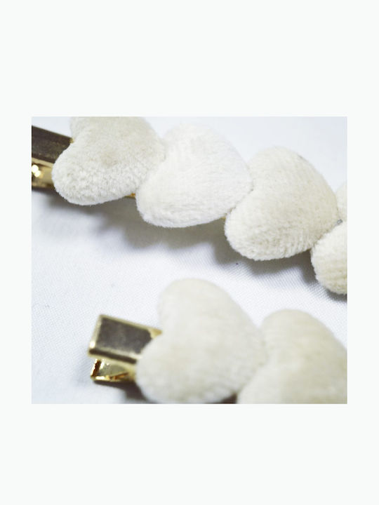 Busylizzie Kids Hair Clips Set with Hair Clip in White Color 2pcs 301341