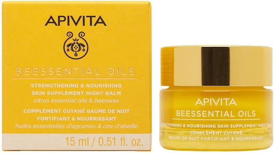 Apivita Beessential Oils Balm Face Night 15ml