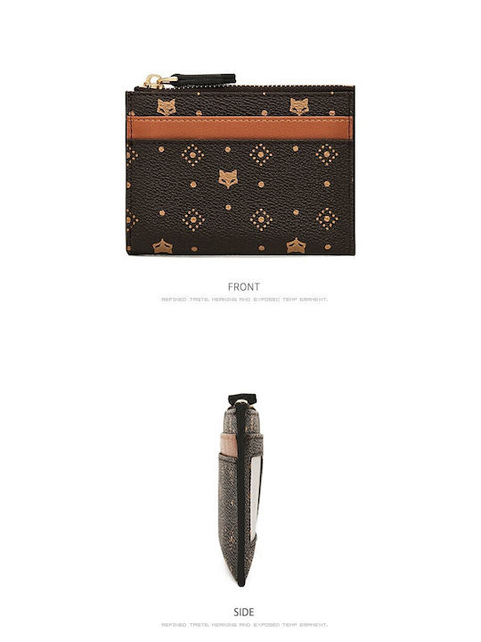 Large Women's Wallet Cards Brown