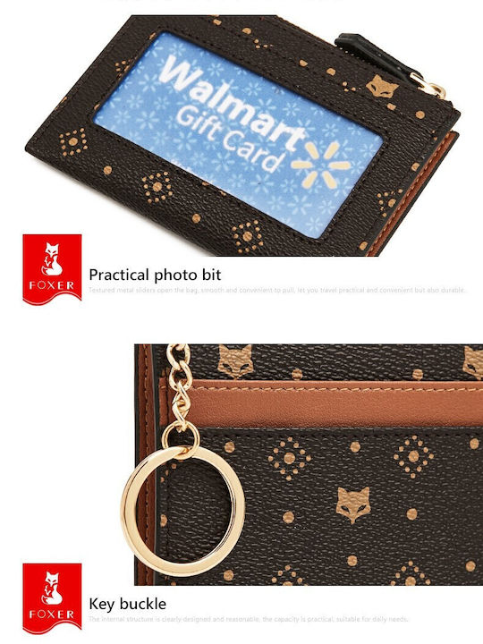 Large Women's Wallet Cards Brown