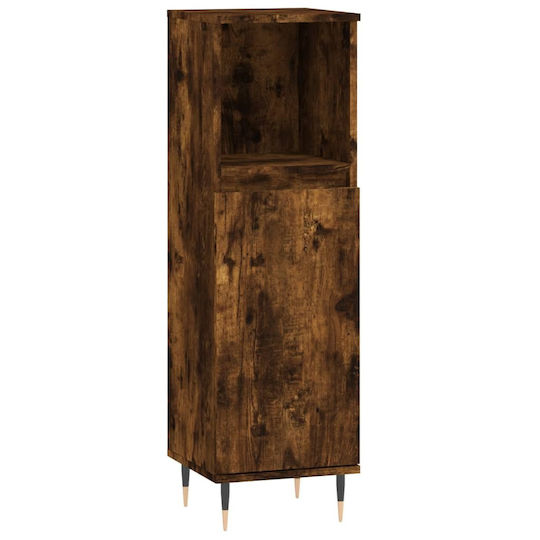 vidaXL Waschtisch ohne Waschbecken L30xB30xH100cm Eiche