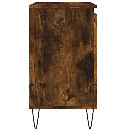 vidaXL Waschtisch ohne Waschbecken L58xB33xH60cm Eiche