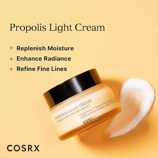 Cosrx Propolis Light Ενυδατική Κρέμα Προσώπου 65ml