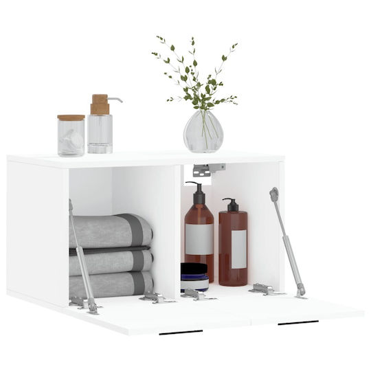 vidaXL Ντουλάπι Μπάνιου 60x36.5x35cm Λευκό