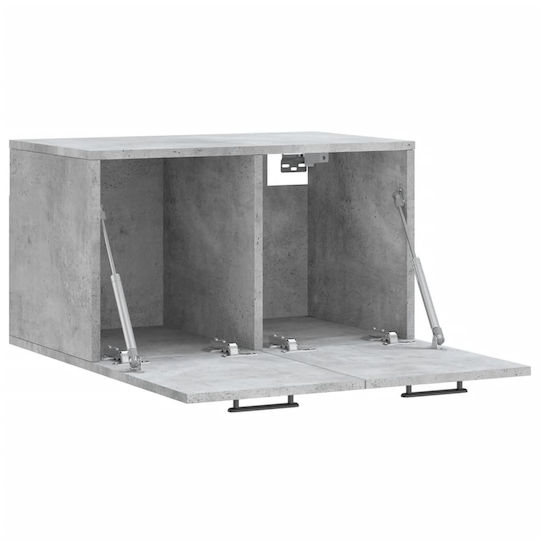 vidaXL Ντουλάπι Μπάνιου 60x36.5x35cm Γκρι