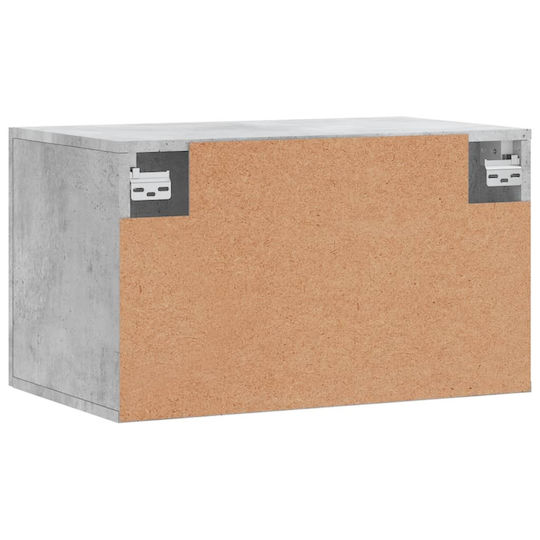 vidaXL Ντουλάπι Μπάνιου 60x36.5x35cm Γκρι