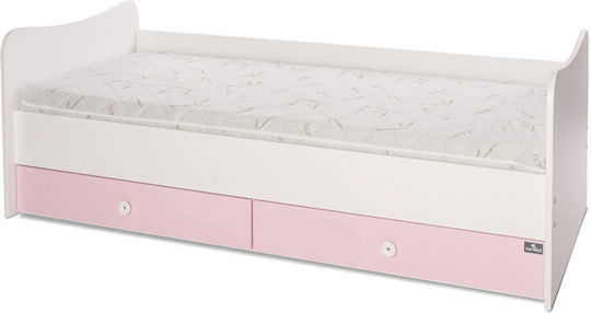 Lorelli Πολυμορφική Κούνια Combo White / Orchid Pink με Συρτάρι