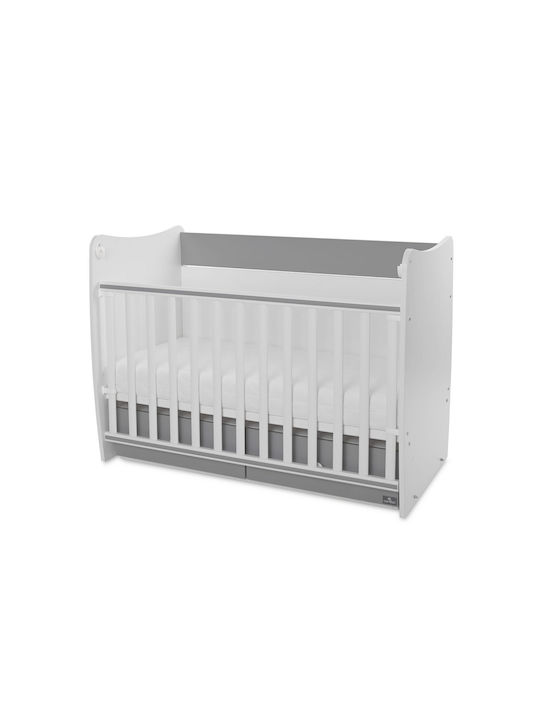 Lorelli Κούνια Πολυμορφική Matrix White / Stone Grey για Στρώμα 60x120cm