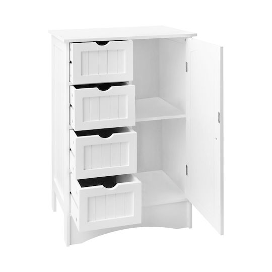 ML-Design Ντουλάπι Μπάνιου 55x30x81cm Λευκό