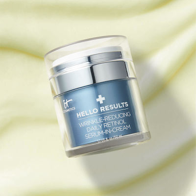 it Cosmetics Hello Results Wrinkle-Reducing Daily Αnti-aging Cream Suitable for All Skin Types with Retinol 50ml