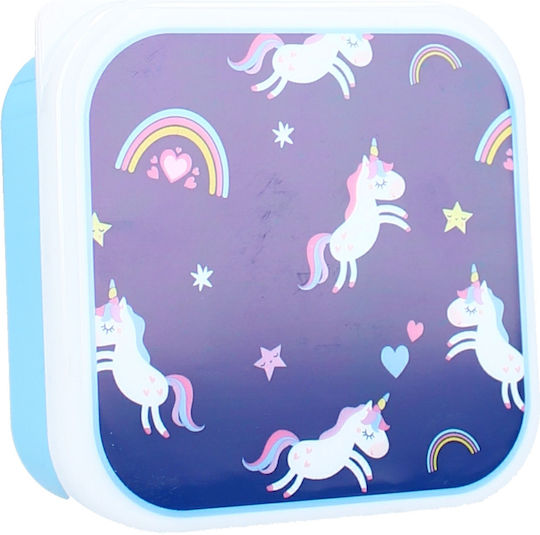 Vadobag Unicorn Plastic Kids' Lunch Set Unicorns Multicolour