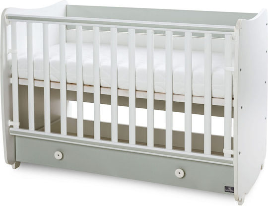 Lorelli Cabrio Babybett Dream Weiß/Milchgrün mit Schublade