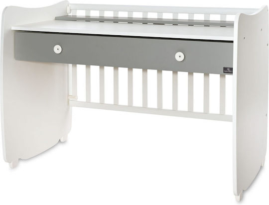 Lorelli Πολυμορφική Κούνια Dream White/Stone Grey με Συρτάρι