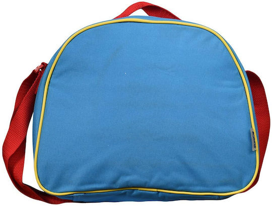 Sunce School Insulated Shoulder Lunch Bag 4lt Light Blue 21 x 9 x 27cm