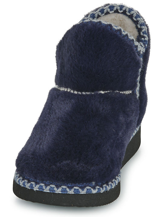 Kids Slippers Boots Blue
