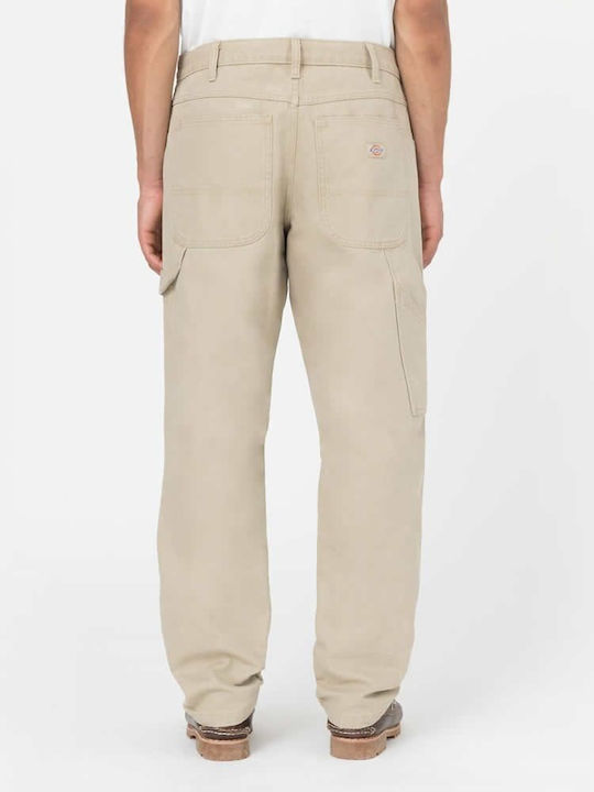 Dickies Men's Trousers in Straight Line Beige