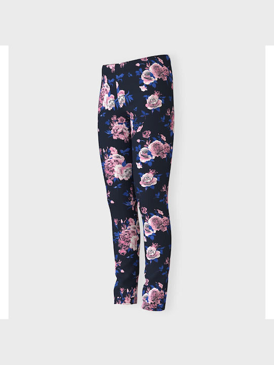 Name It Kids Long Legging Floral Navy Blue