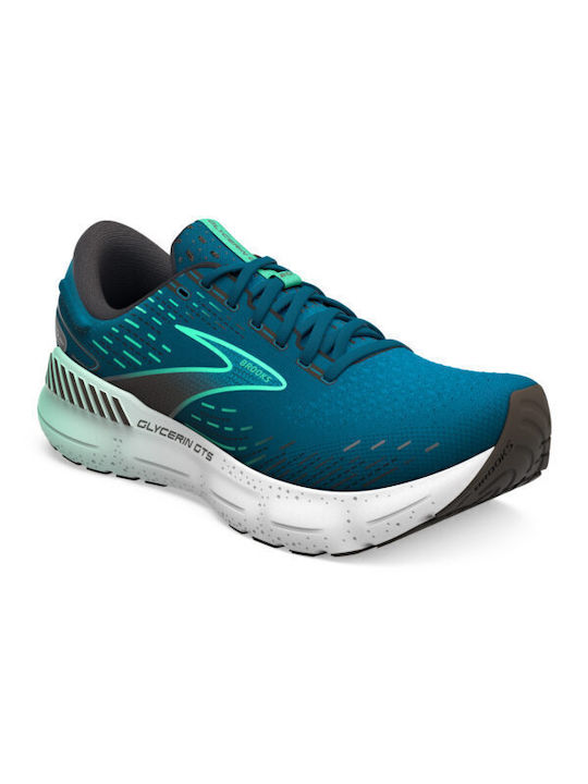 Brooks Glycerin 20 Gts Ανδρικά Αθλητικά Παπούτσια Running Μπλε