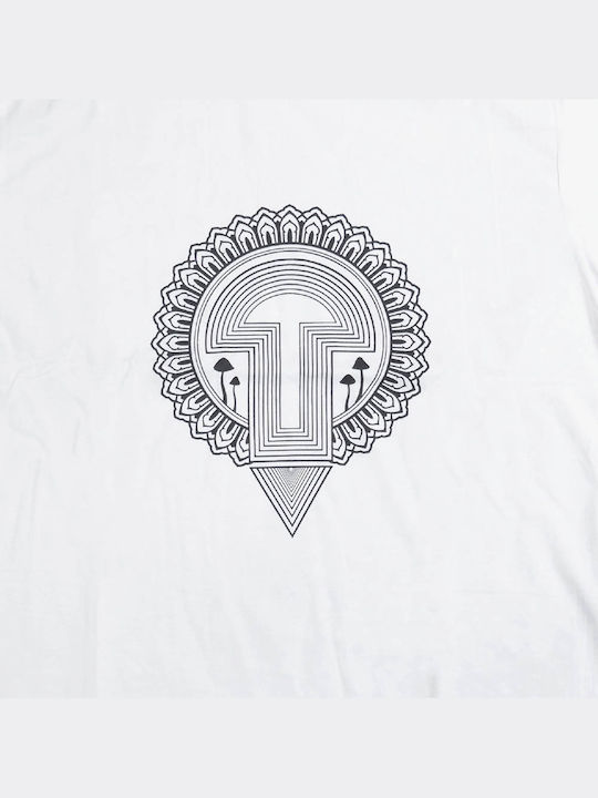 Mandala Men's Short Sleeve T-shirt White