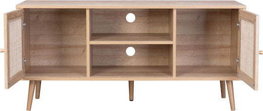 TV Stand Colm Natural L120xD39xH56.5cm